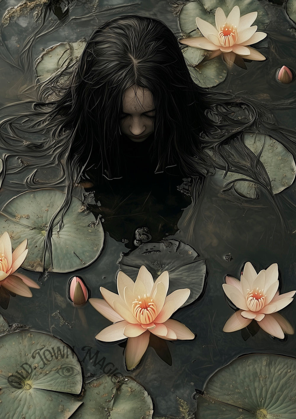 Water Nymph Wall Art Print