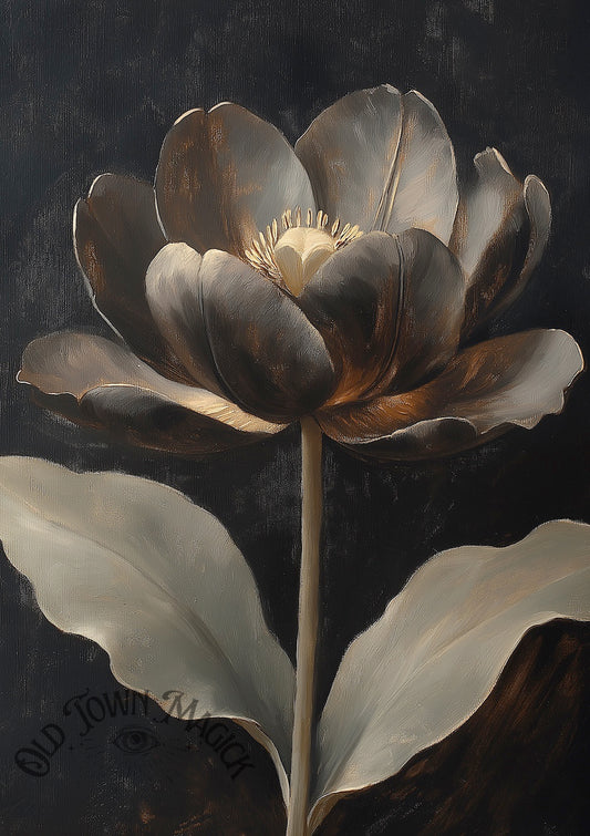 Black Lotus Wall Art Print
