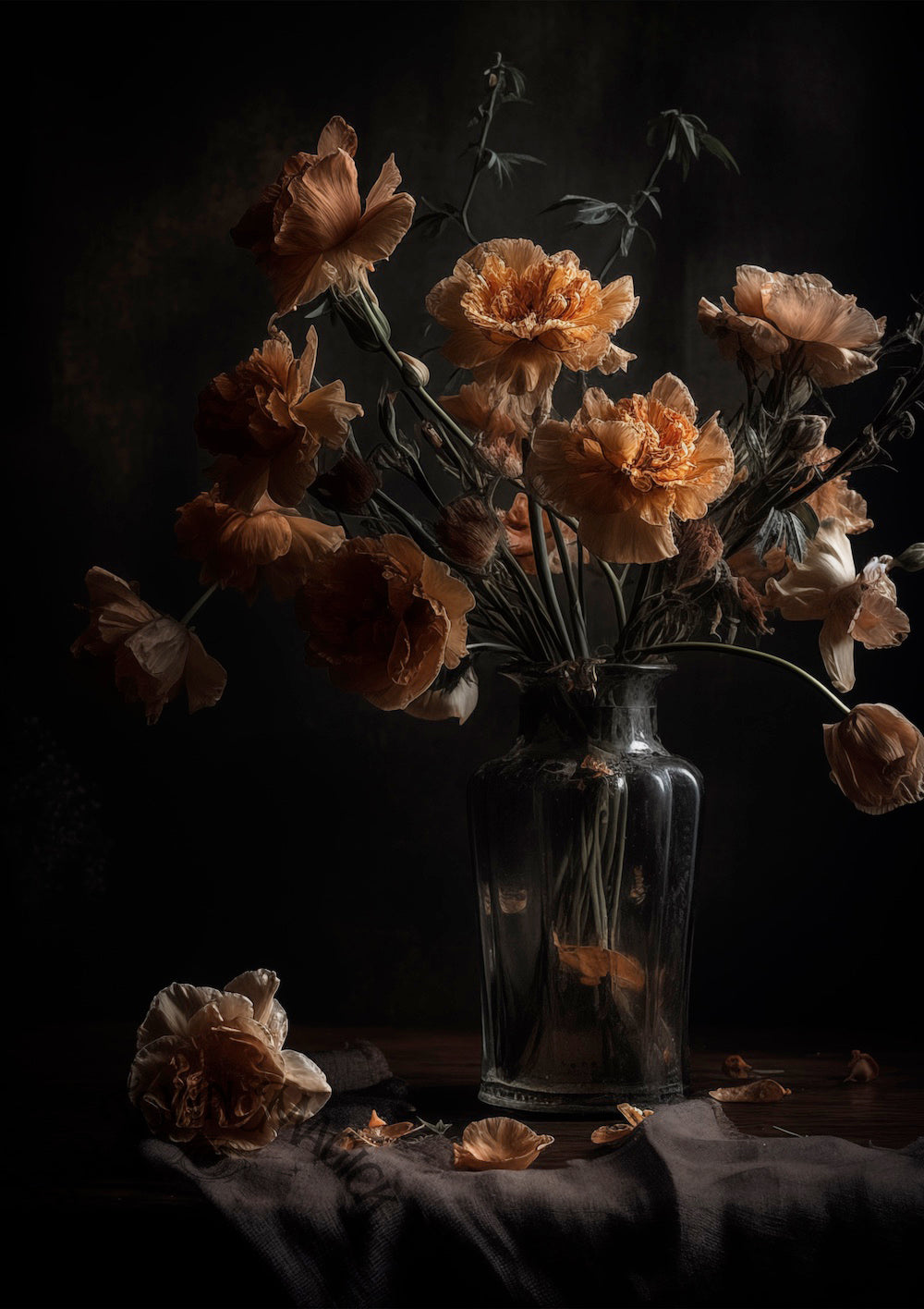 Wildflower Bouquet Wall Art Print