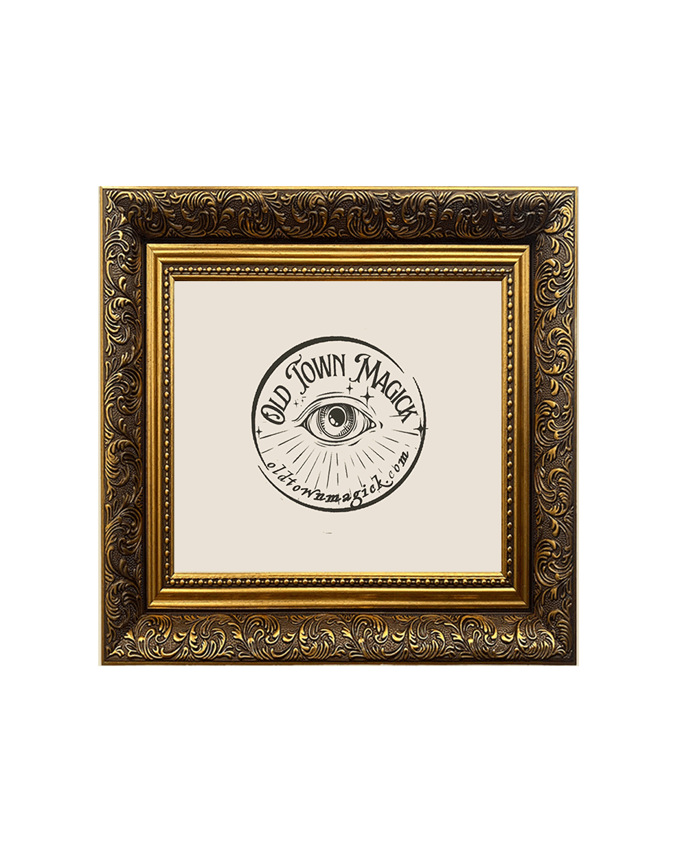 Ornate Antique Style Gold Picture Square Frame, 15cm x 15cm