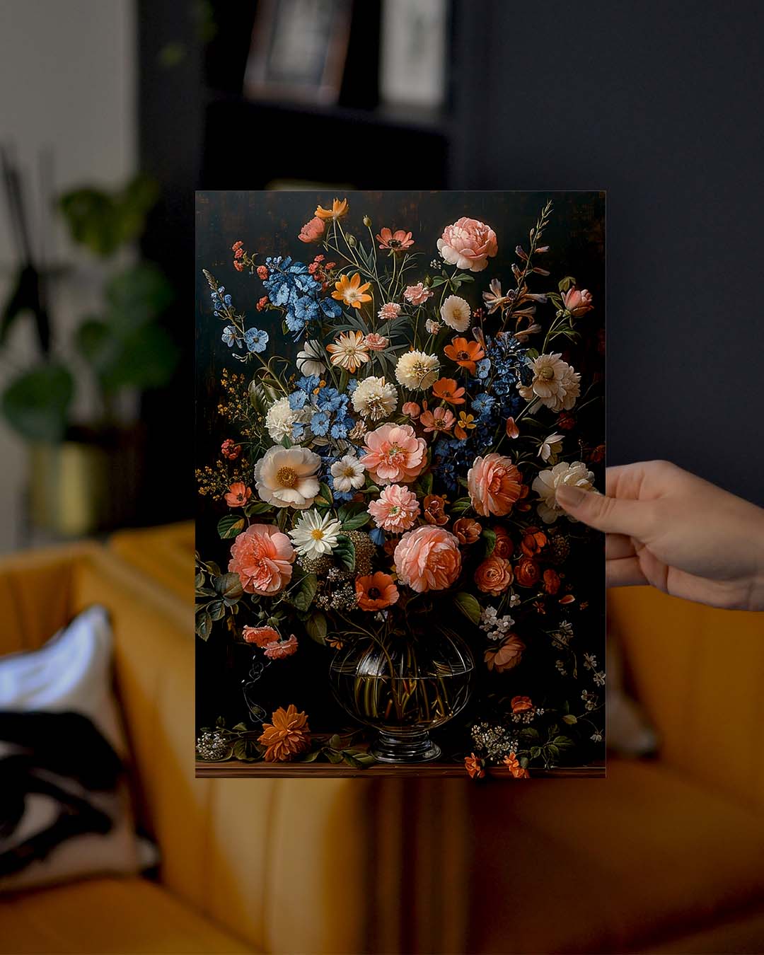 Dark Flowers Occult Esoteric Wall Art Print