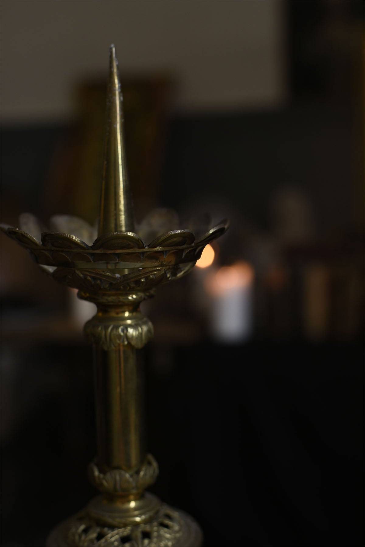 Antique Brass Candlesticks – Vintage Taper Candle Holders - Old Town Magick