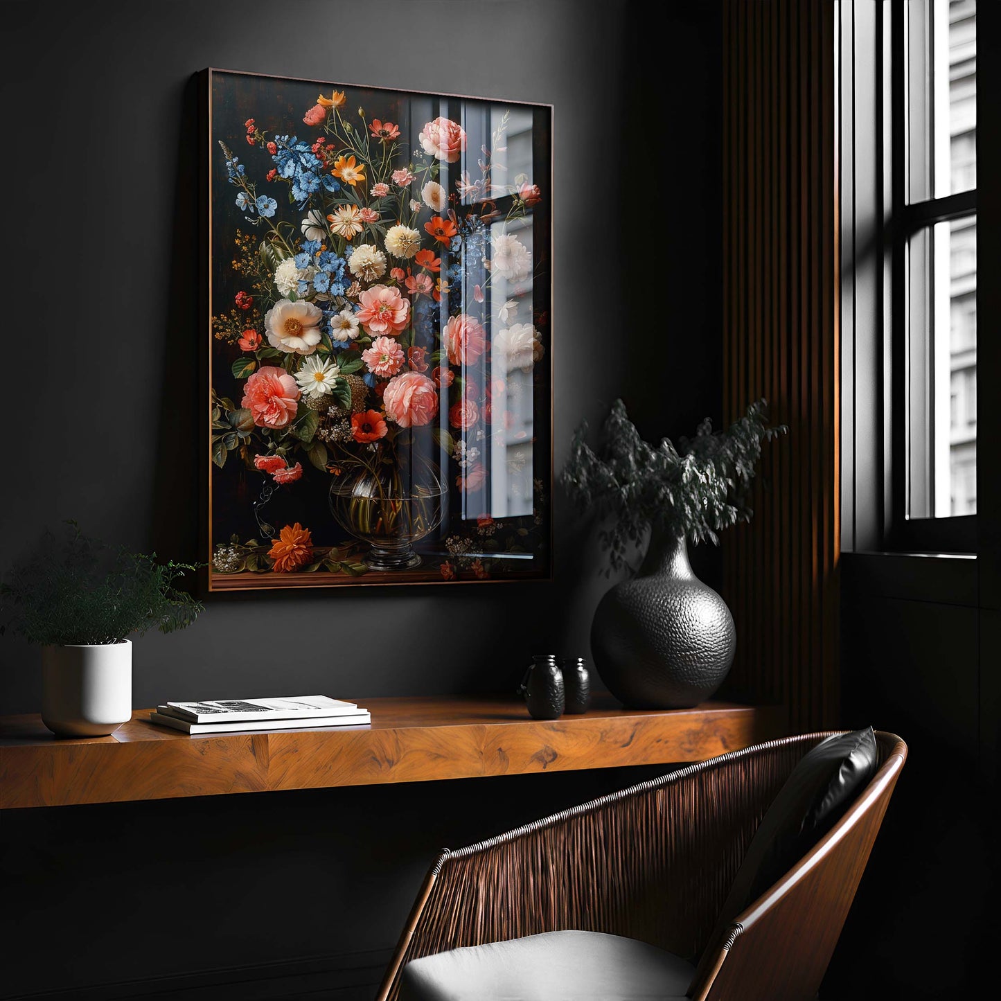 Dark Flowers Occult Esoteric Wall Art Print