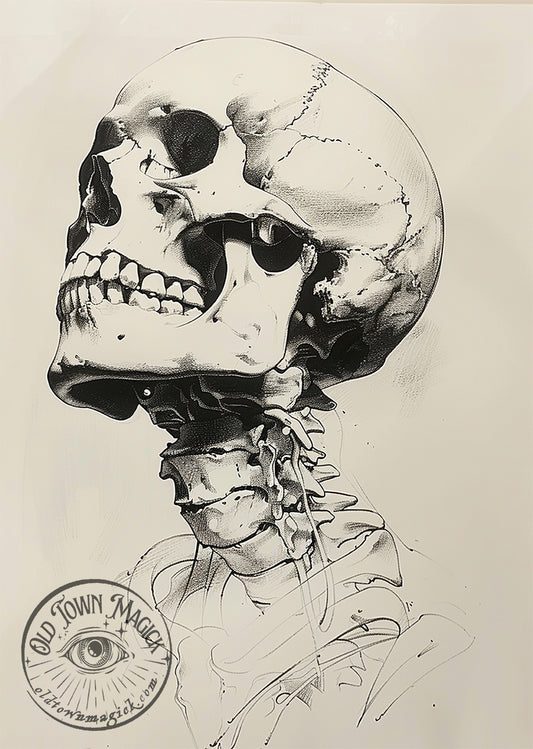 Skull Study 2 Wall Art Print