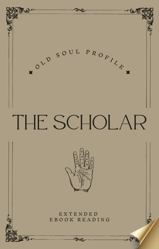 Extended Old Soul Reading: The Scholar