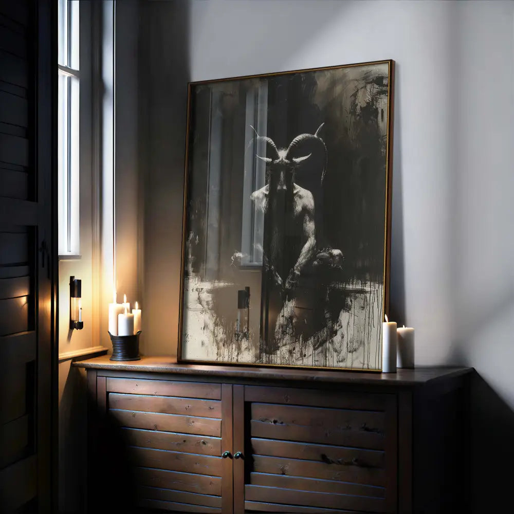Dark Rising Occult Esoteric Wall Art Print