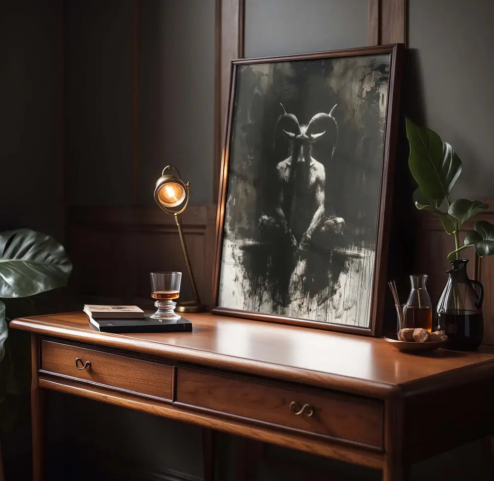 Dark Rising Occult Esoteric Wall Art Print
