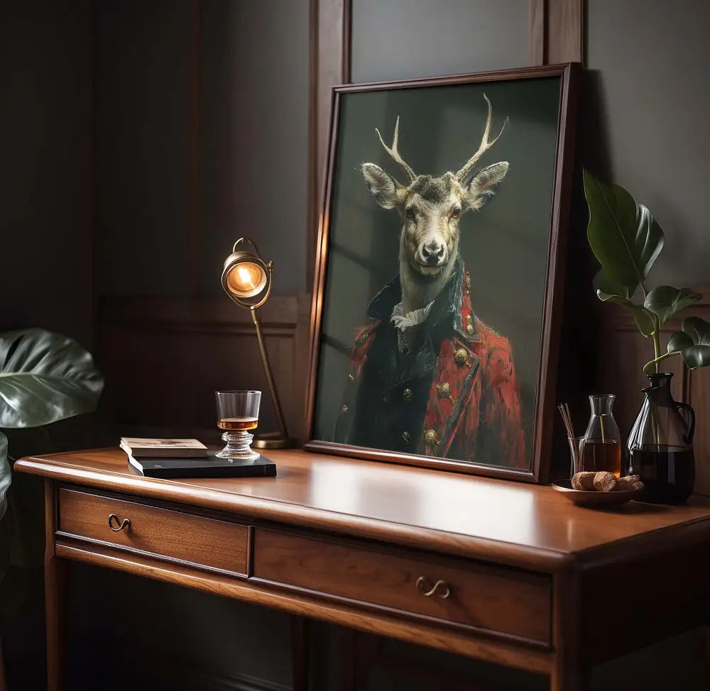 Mr Jones Stag Occult Esoteric Wall Art Print