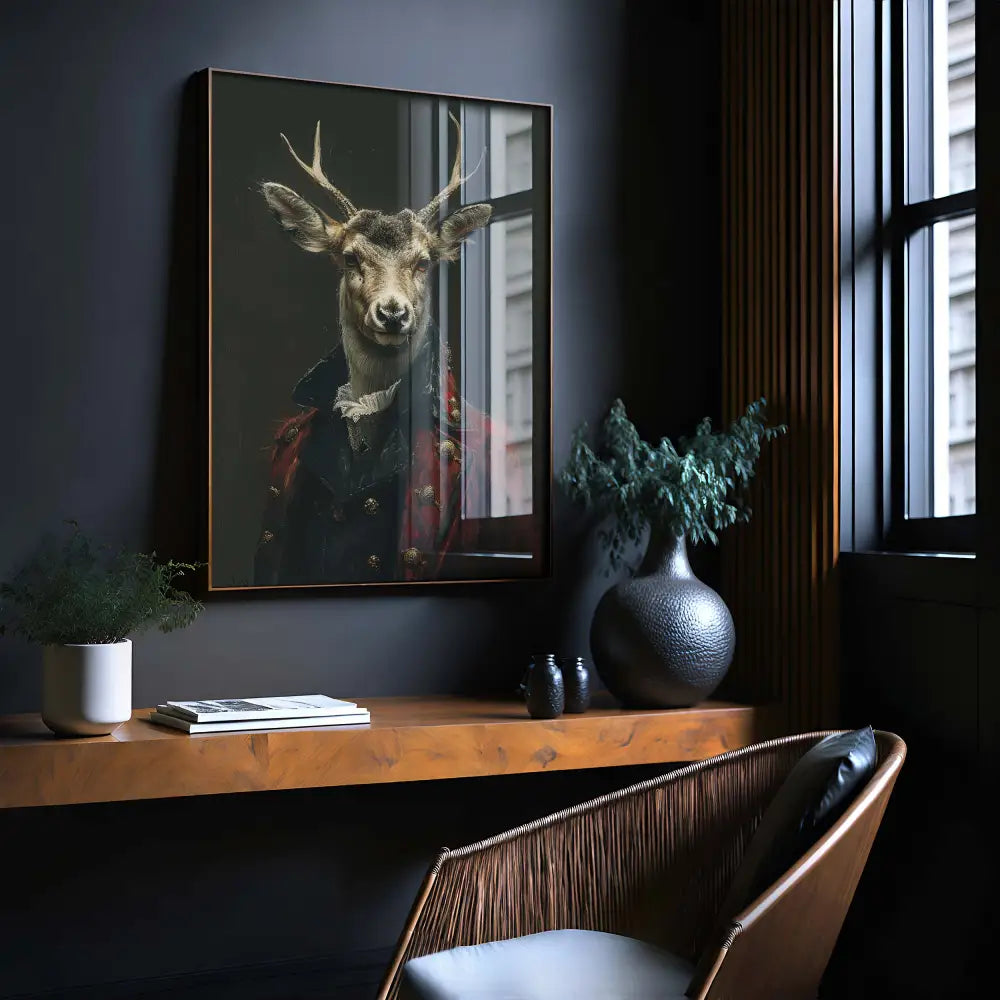 Mr Jones Stag Occult Esoteric Wall Art Print