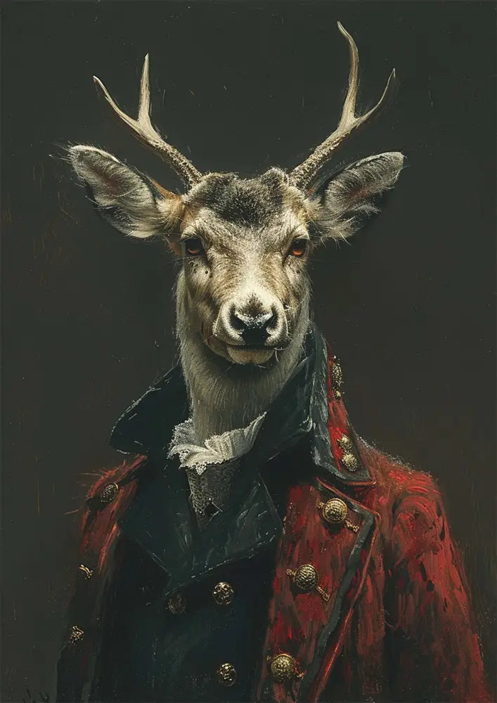 Mr Jones Stag Occult Esoteric Wall Art Print