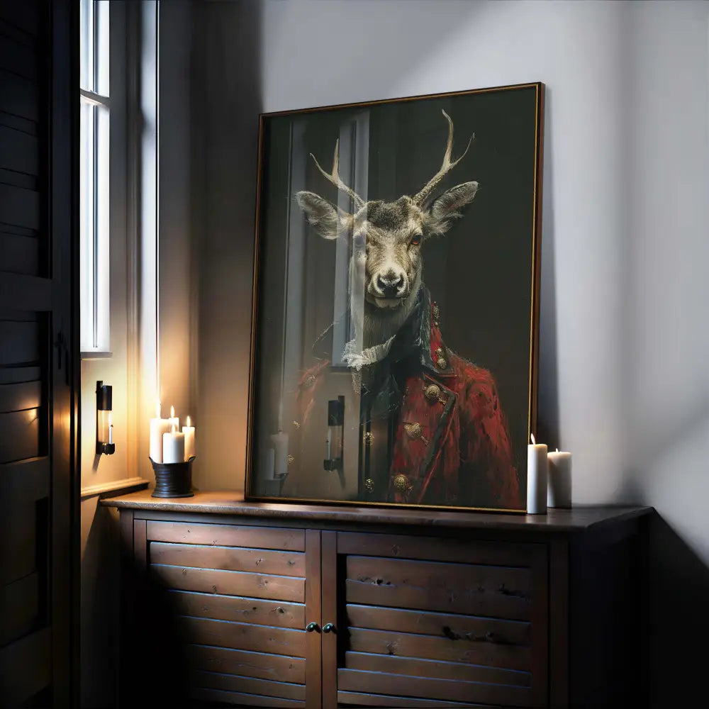 Mr Jones Stag Occult Esoteric Wall Art Print