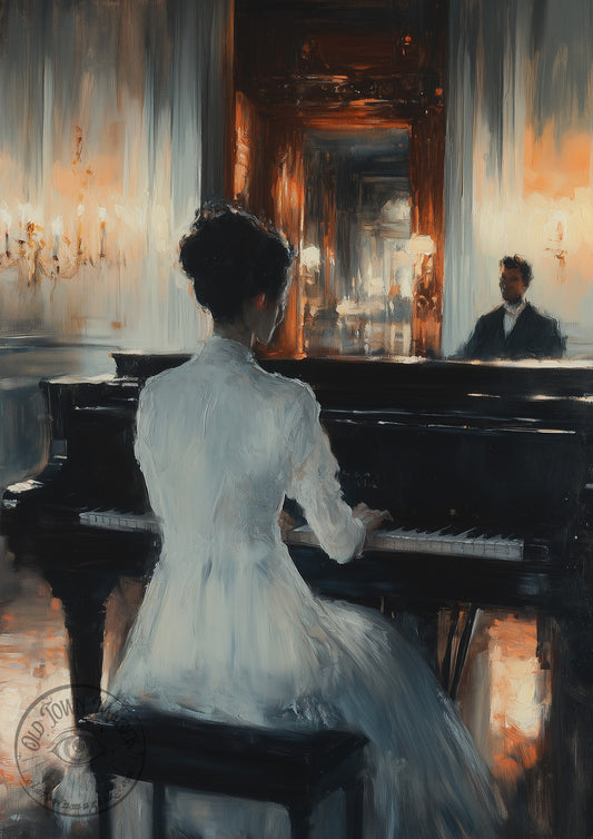 Haunted Keys Wall Art Print