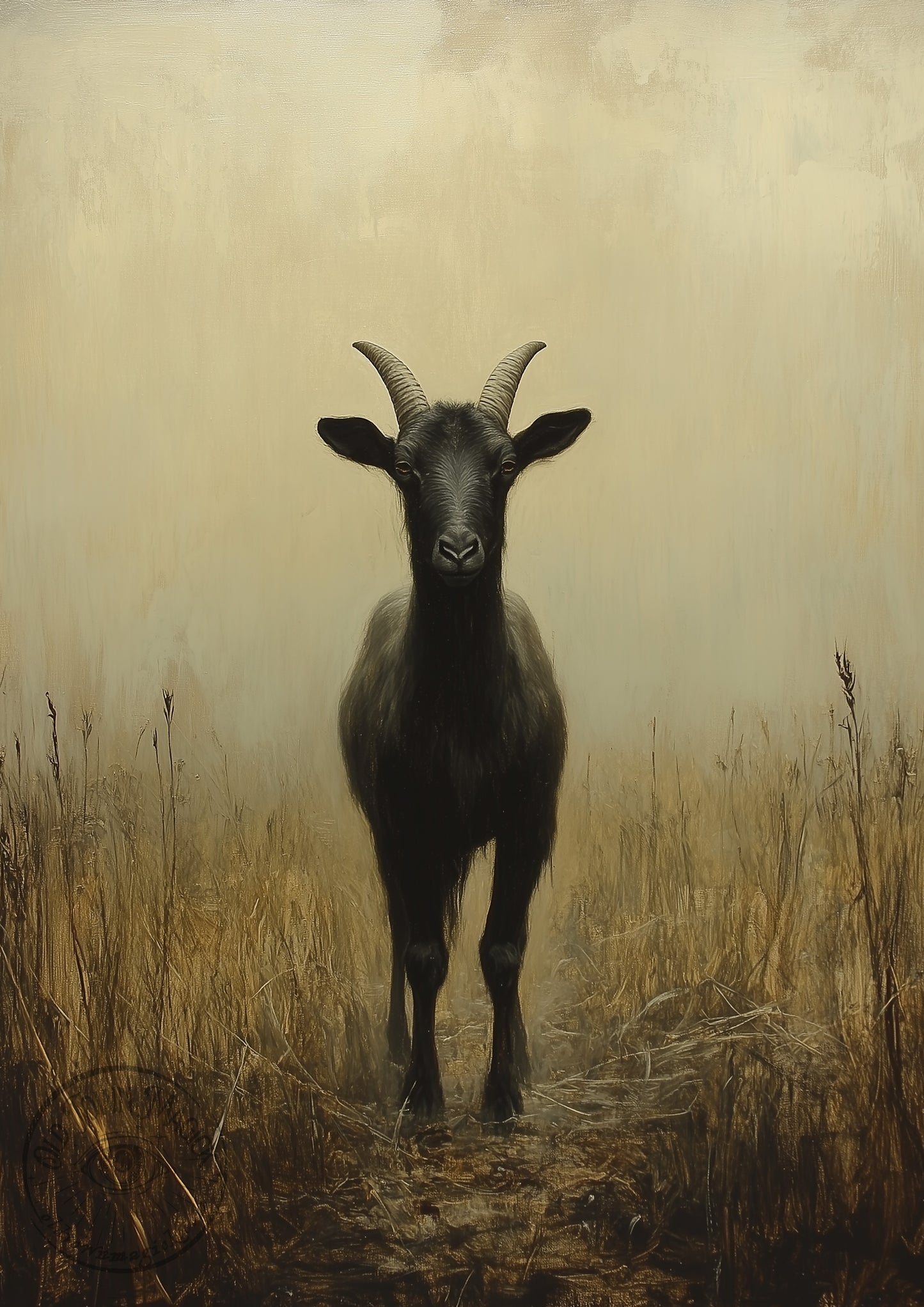 Black Phillip Wall Art Print