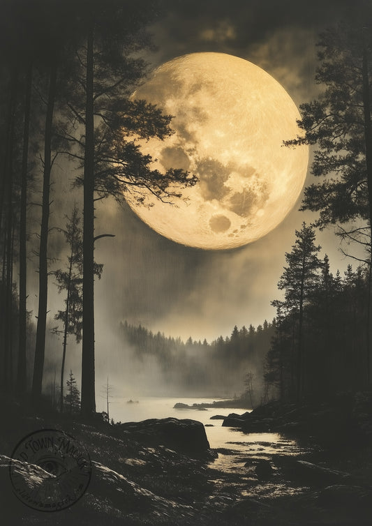 Supermoon Wall Art Print