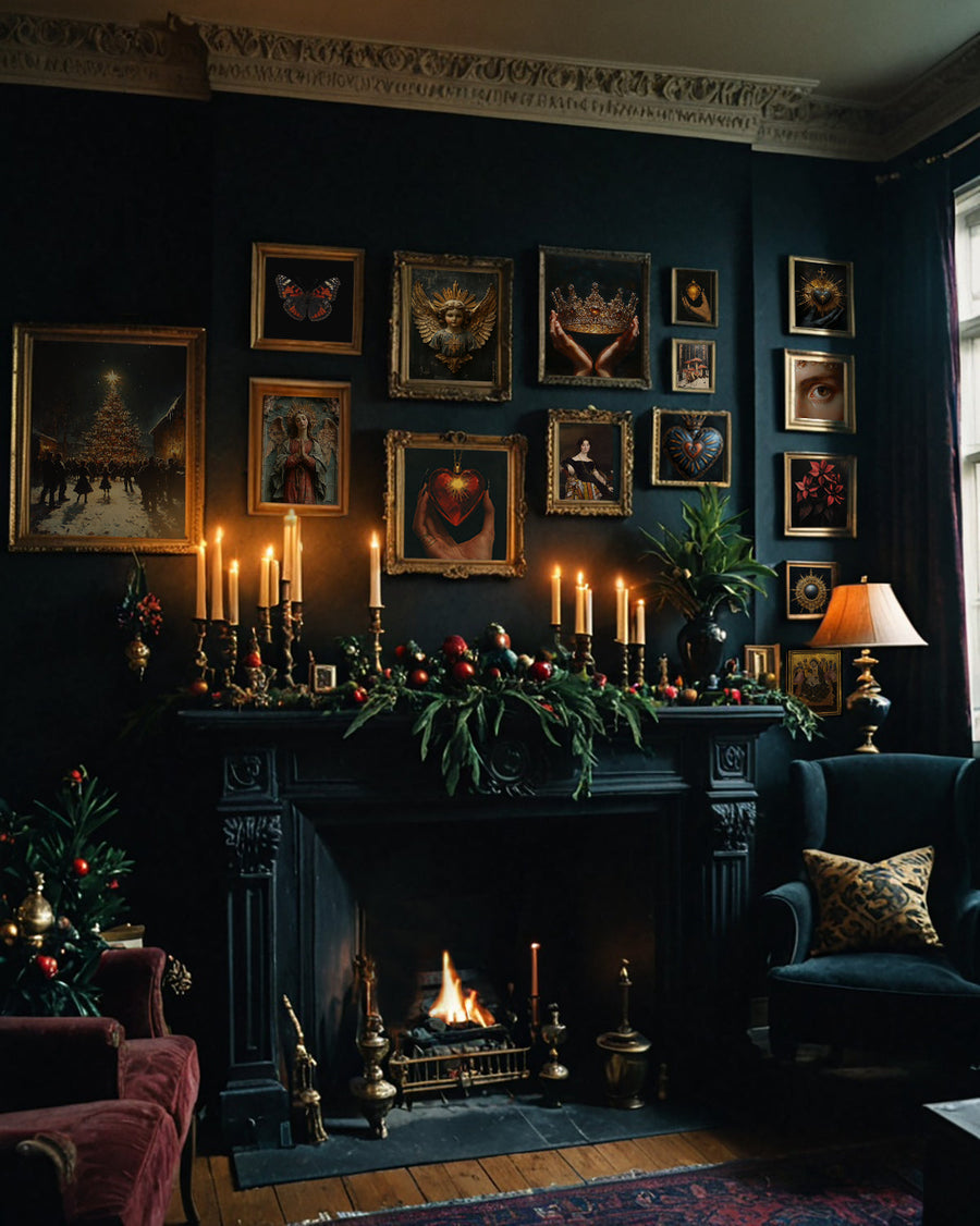 In Praise of the Still Season: Winter Interiors, Gothic Art & Dark Academia Decor