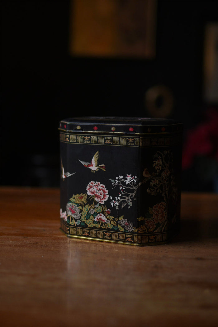 Vintage Oriental Tin – Decorative Storage Box - Old Town Magick
