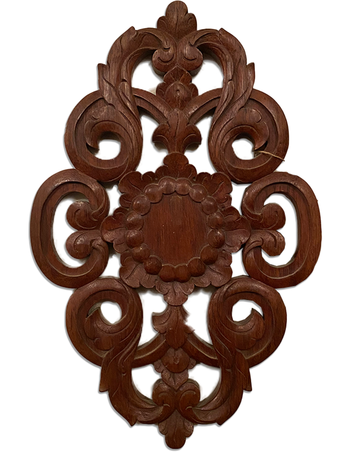 Antique Carved Wooden Wall Panel