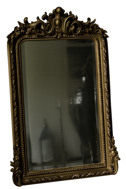 Antique Mirror, Giltwood Baroque