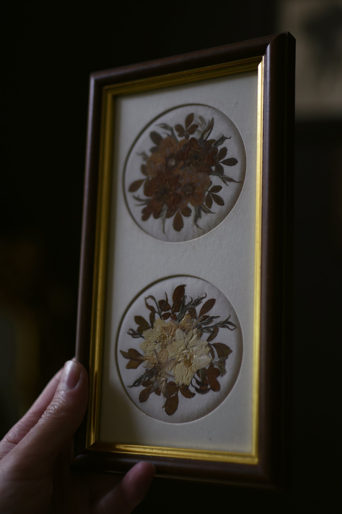 Pressed Flowers Vintage Wall Art