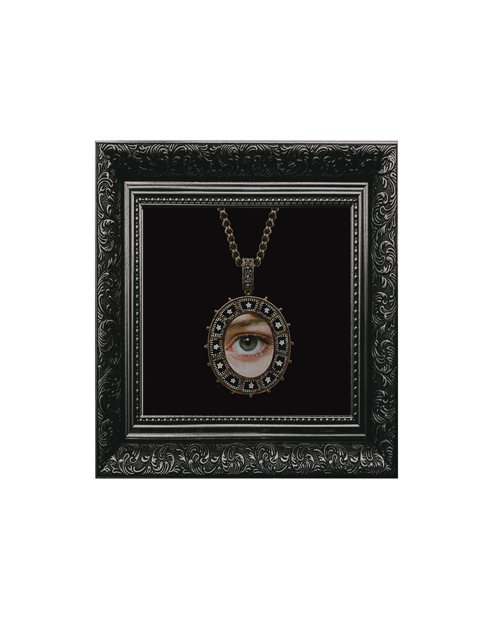 Ocula Minima 'Pendant' Framed Square Print (15cm x 15cm)