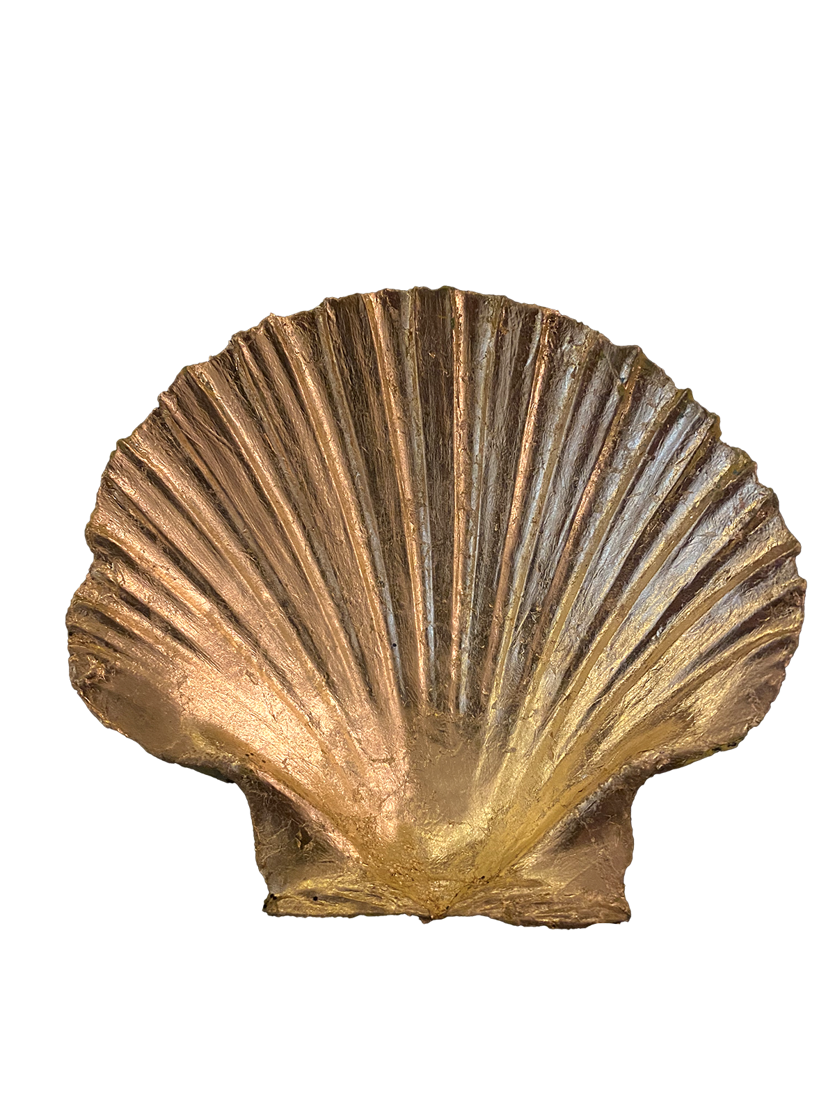 Gold Leaf Scallop Shell Trinket Dish – Hand Gilded Jewellery Dish for Gothic Interiors - Old Town Magick