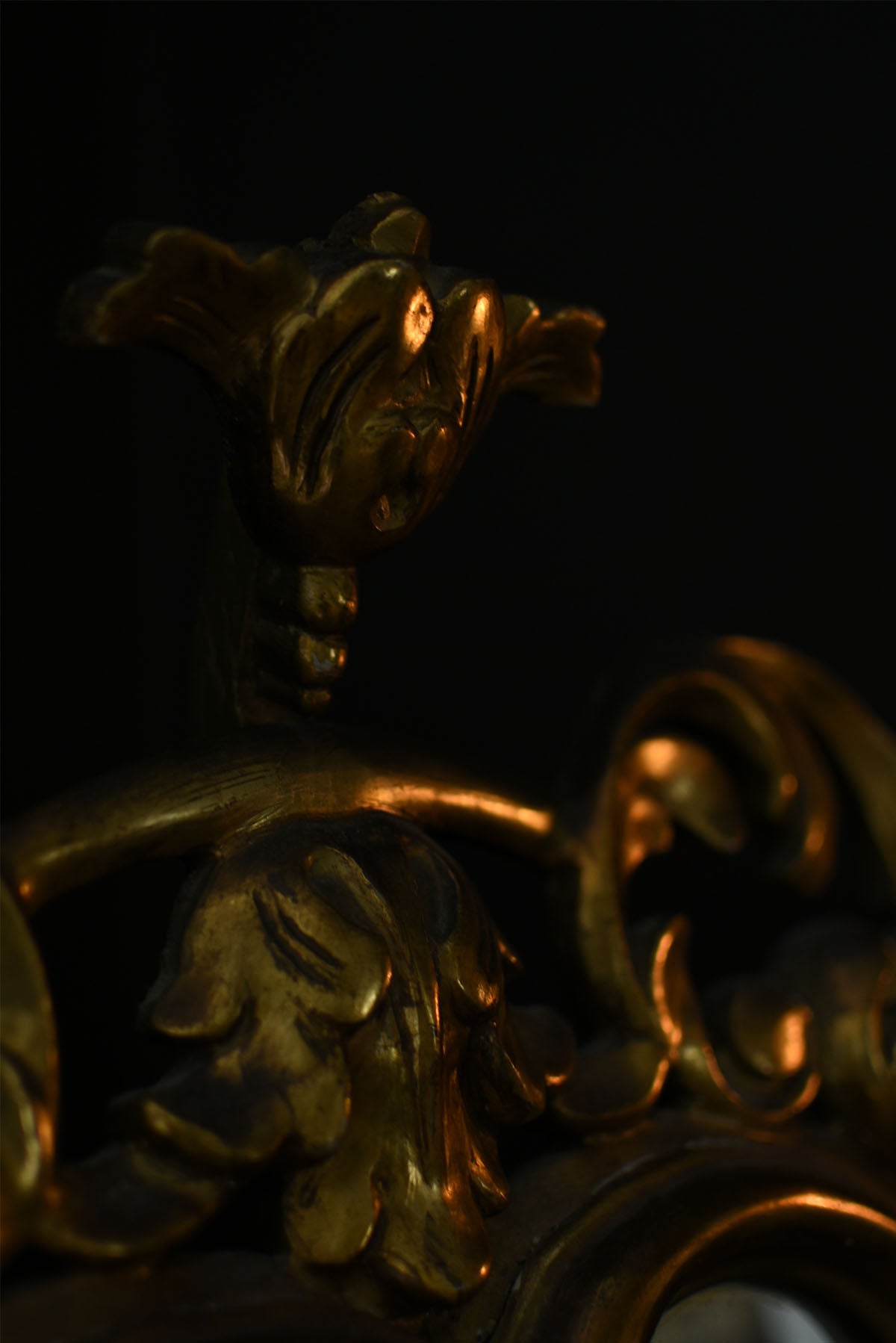 Antique Spanish Cornucopia Mirror – Ornate Gilt Wall Mirror - Old Town Magick