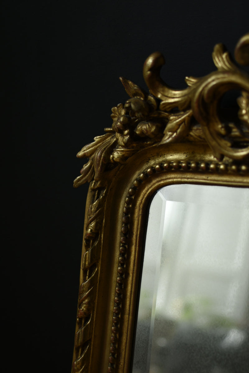 Antique Style Giltwood Rococo Mirror – Ornate Louis XV Wall Mirror - Old Town Magick