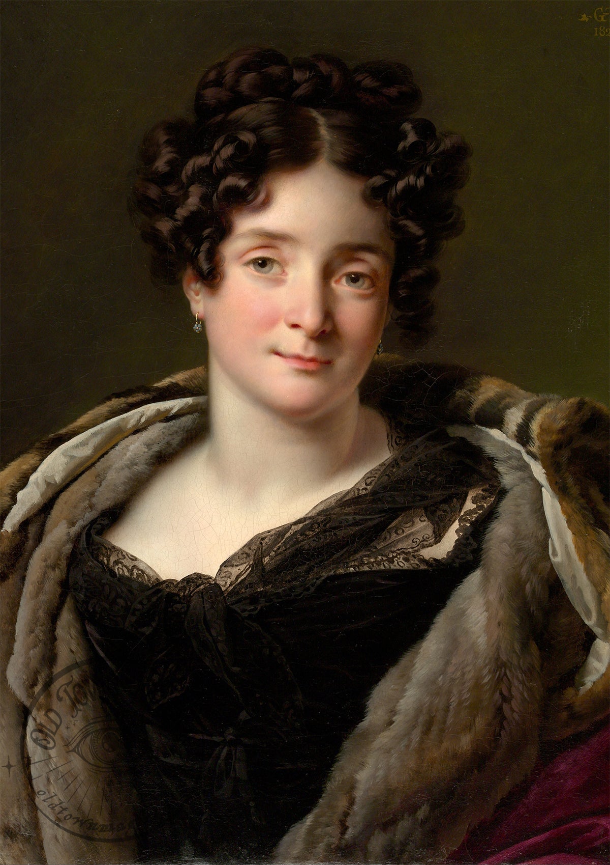 Portrait of Madame Jacques-Louis-Étienne Reizet – Classical French Portrait – Wall Art Print