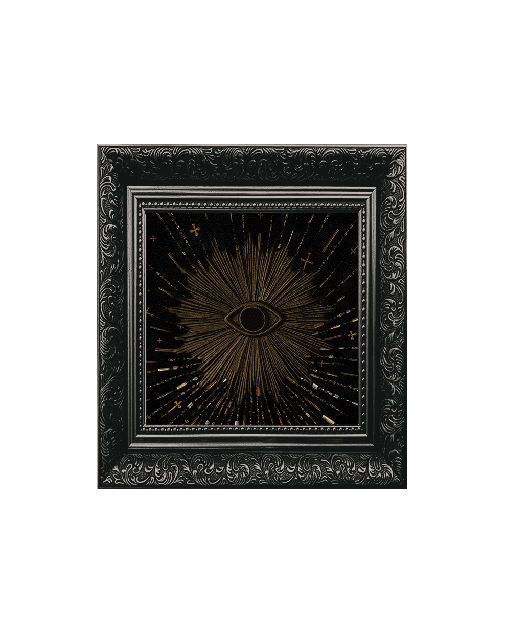 Sacra Minima 'Eye' Framed Square Print (15cm x 15cm)