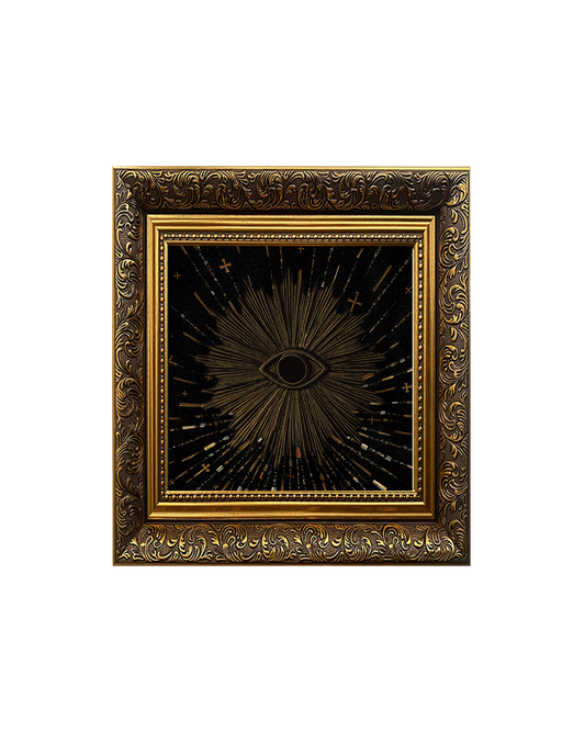 Sacra Minima 'Eye' Framed Square Print (15cm x 15cm)