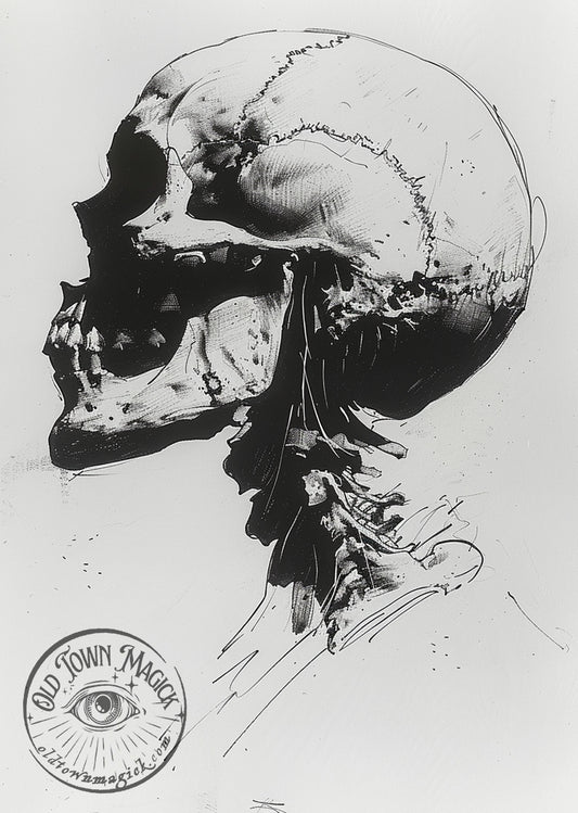 Skull Study 1 Wall Art Print
