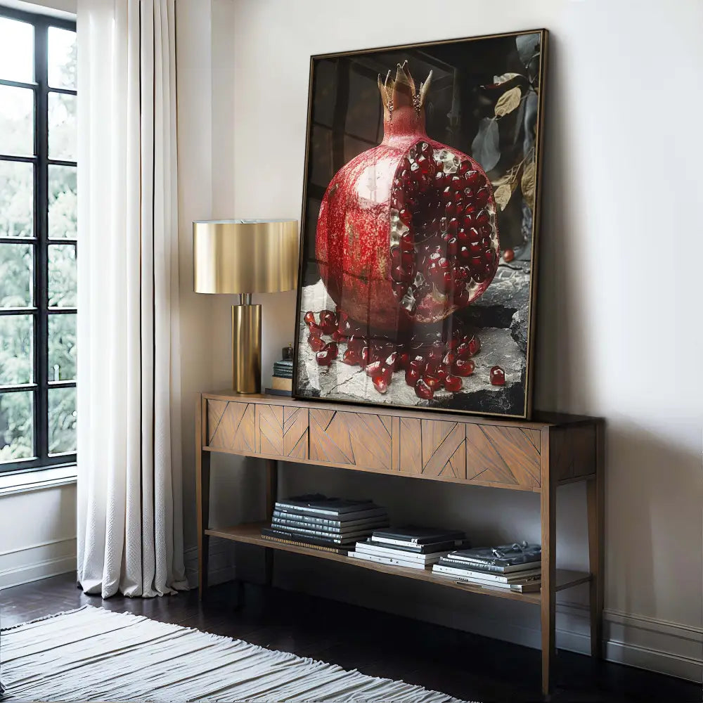 Bejewelled Pomegrante Occult Esoteric Wall Art Print