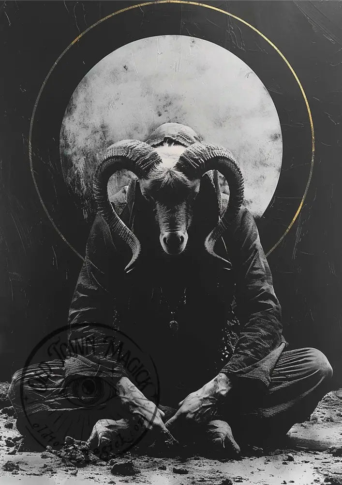 Deep Meditation Occult Esoteric Wall Art Print