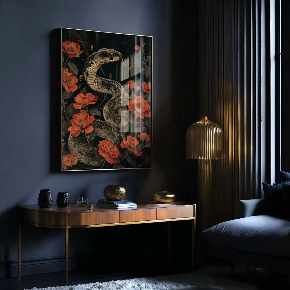 Serpent Garden Occult Esoteric Wall Art Print
