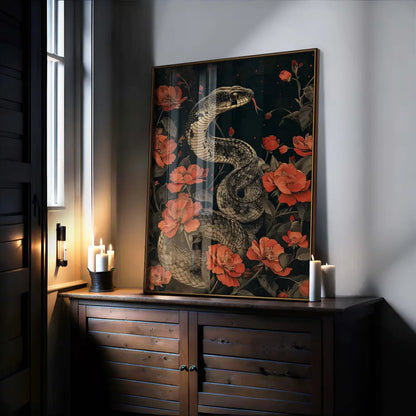 Serpent Garden Occult Esoteric Wall Art Print