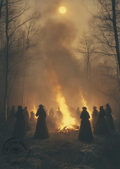 Samhain Ritual – Pagan Autumn Ceremony – Witchcraft Wall Art Print